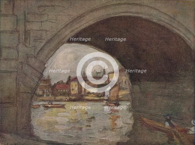 The River, Richmond', c1910, (1918). Artist: Horace Mann Livens.