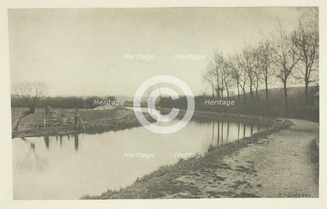 The River Stort, 1888. Creator: Peter Henry Emerson.