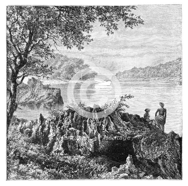 The river Salwen, above Moulmein, Myanmar, 1895. Artist: Unknown