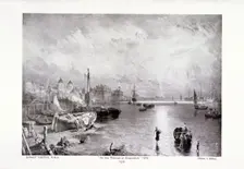 The River Thames at Greenwich, London, 1878. Creator: Birket Foster
