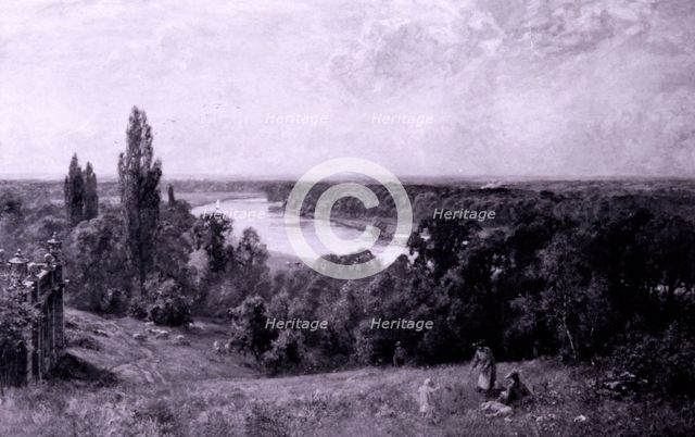 The River Thames from Richmond Hill, London, 1905. Artist: Sir Ernest Albert Waterlow