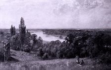The River Thames from Richmond Hill, London, 1905. Artist: Sir Ernest Albert Waterlow