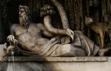 The River Tiber, Quattro Fontane, Rome, Italy, 2009. Creator: LTL