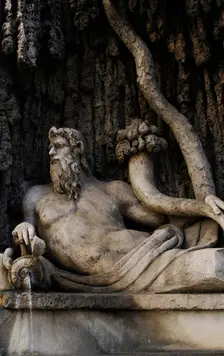 The River Tiber, Quattro Fontane, Rome, Italy, 2009. Creator: LTL