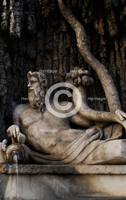 The River Tiber, Quattro Fontane, Rome, Italy, 2009.  Creator: LTL.