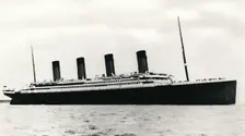 The RMS Titanic leaving Southampton, 10 April 1912. Creator: Unknown