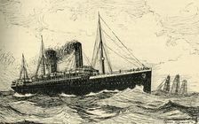 The R.M.S. Oceanic 1901. Creator: Norman Wilkinson