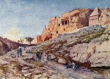 The Rock-Cut Tombs of the Valley of Jehoshaphat 1902. Creator: John Fulleylove