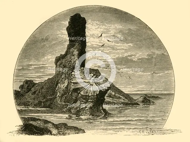 'The Rock and Spindle', 1898. Creator: Unknown.