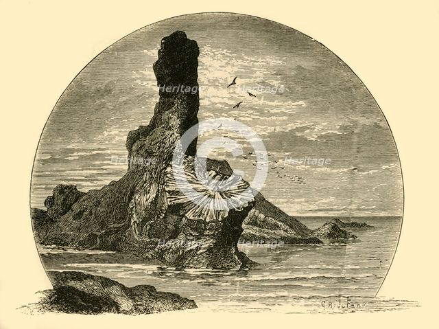 'The Rock and Spindle', 1898. Creator: Unknown.