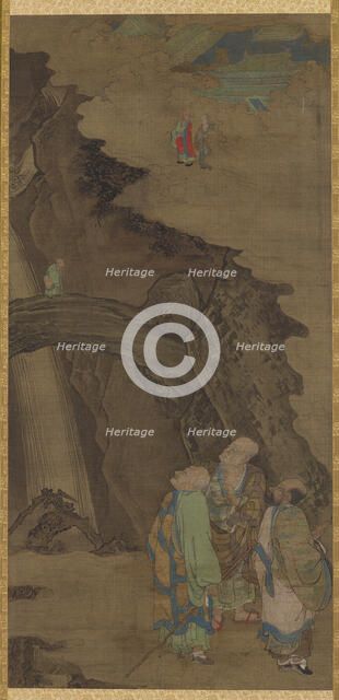 The Rock Bridge at Mount Tiantai, 1178. Creator: Zhou Jichang.