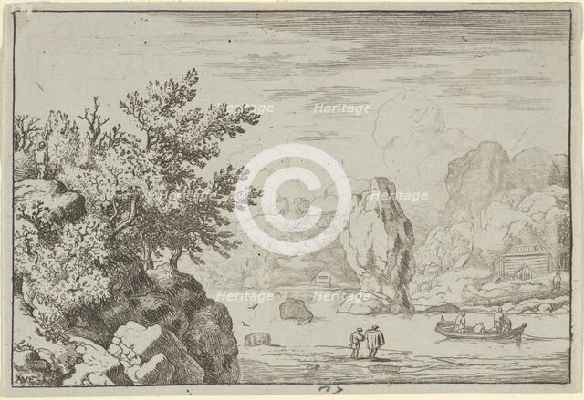 The Rock in the Middle of the River, 17th century. Creator: Allart van Everdingen.