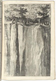 The Rock of Brother Wolf (Sasso di fra Lupo) [plate V], 1612. Creator: Jacopo Ligozzi