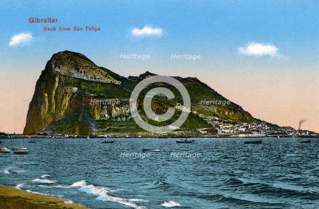 The Rock of Gibraltar, 1945. Artist: Unknown