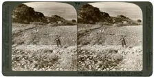 The rock of Elijah's Altar on Mount Carmel, and the Plain of Esdraelon, Palestine, 1900.Artist: Underwood & Underwood