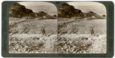 The rock of Elijah's Altar on Mount Carmel, and the Plain of Esdraelon, Palestine, 1900.Artist: Underwood & Underwood