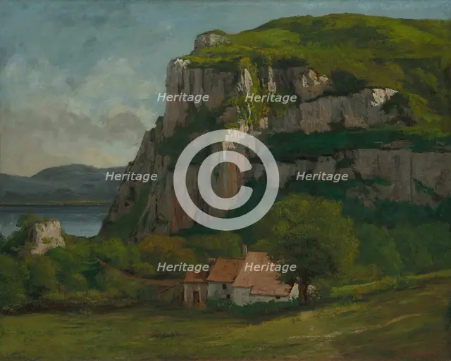 The Rock of Hautepierre, c. 1869. Creator: Gustave Courbet.