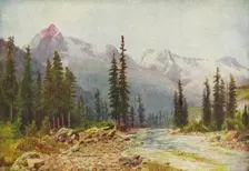 The Rocky Mountains 1916. Artist: Martin Mower