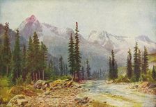The Rocky Mountains 1916. Artist: Martin Mower