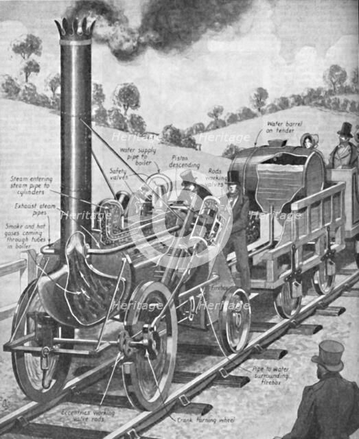 'The Rocket Astonishes Everyone', c1934. Artist: Unknown.