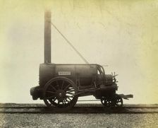 The Rocket locomotive designed by George Stephenson in 1829, c1905