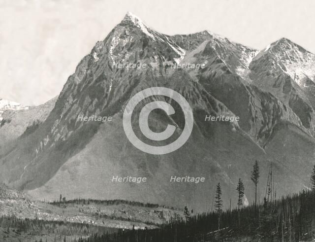 The Rockies: Chancellor Peak, Leanchoil, Canada, 1895.  Creator: William Notman & Son.