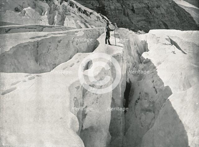 The Rockies: Asulkan Glacier, Hermit Range, Canada, 1895.  Creator: William Notman & Son.