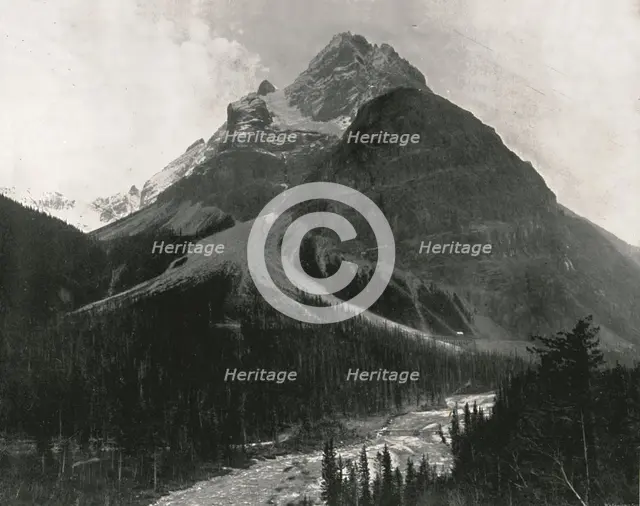 The Rockies: Mount Stephen, Canada, 1895.  Creator: William Notman & Son.