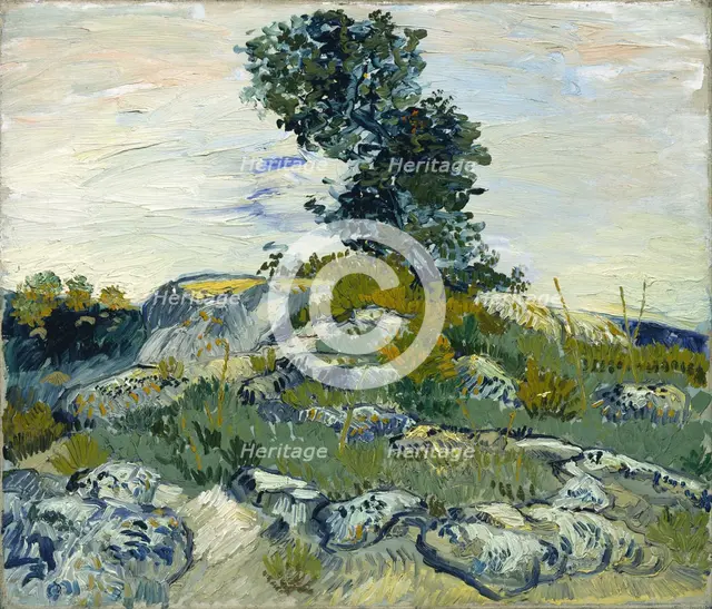 The Rocks, 1888. Artist: Gogh, Vincent, van (1853-1890)
