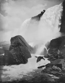 The Rocks Beneath the American Fall 19th century