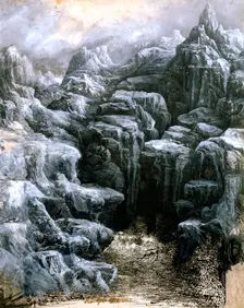 The Rocks c1842-1885. Artist: Rodolphe Bresdin