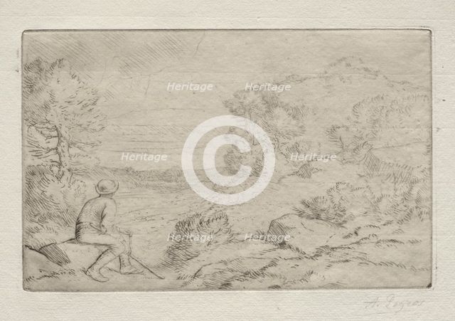 The Rocks. Creator: Alphonse Legros (French, 1837-1911).