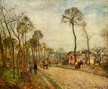 The Road 1870, (1939). Creator: Camille Pissarro