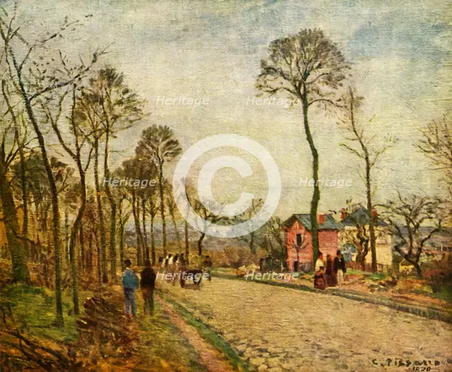 'The Road', 1870, (1939). Creator: Camille Pissarro.