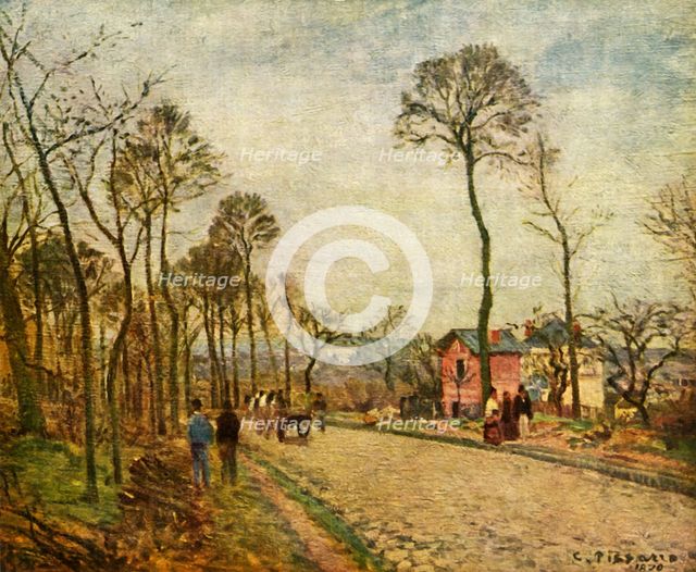 'The Road', 1870, (1939). Creator: Camille Pissarro.