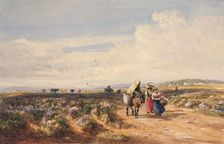 The Road Across the Heath, 1834-37. Creator: David Cox the Elder