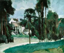 The Road at Pontoise 1875. Artist: Paul Cezanne