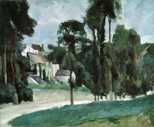 The Road at Pontoise 1875. Artist: Paul Cezanne