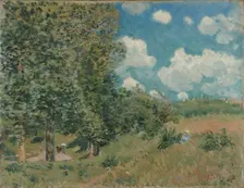 The Road from Versailles to Saint-Germain, 1875. Artist: Sisley, Alfred (1839-1899)
