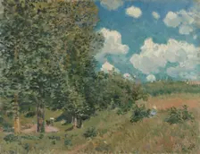 The Road from Versailles to Saint-Germain, 1875. Creator: Alfred Sisley