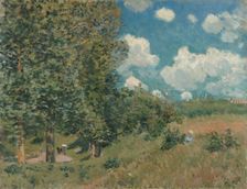 The Road from Versailles to Saint-Germain, 1875. Creator: Alfred Sisley