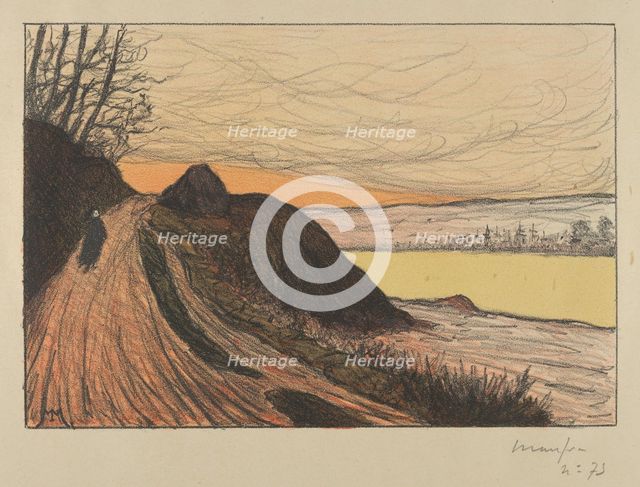 The Road from Gaud (La Route de Gaud), 1893. Creator: Maxime Emile Louis Maufra.