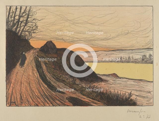 The Road from Gaud (La Route de Gaud), 1893. Creator: Maxime Emile Louis Maufra.