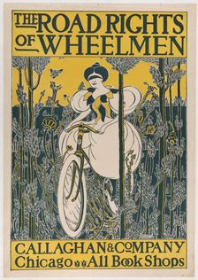 The Road Rights of Wheelmen, 1895. Creator: E. Nadall