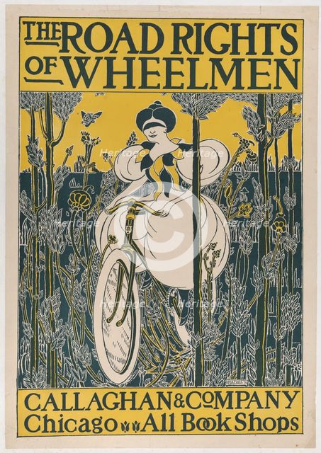 The Road Rights of Wheelmen, 1895. Creator: E. Nadall.