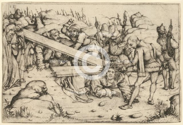 The Road to Calvary, 1475/80. Creator: Master of the Housebook.