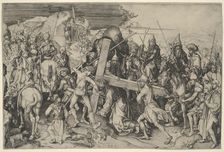 The Road To Calvary, 1485-91. Creator: Martin Schongauer