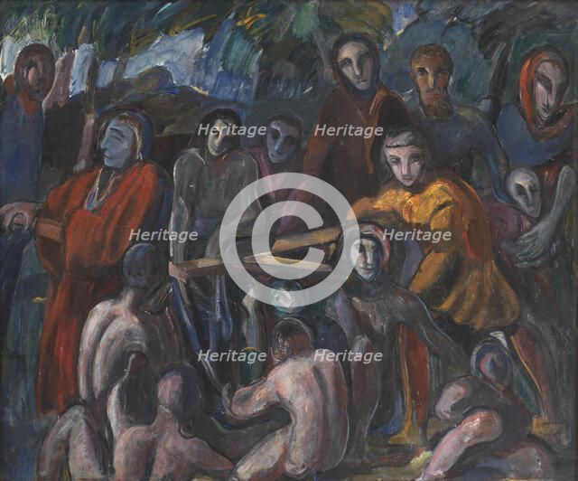 The Road to Golgotha, 1913-1914. Creator: Jens Adolf Emil Jerichau.