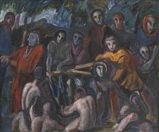 The Road to Golgotha, 1913-1914. Creator: Jens Adolf Emil Jerichau