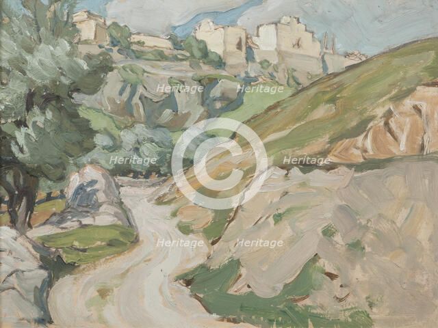 The Road to Jerusalem. Study, 1921. Creator: Anna Katarina Boberg.